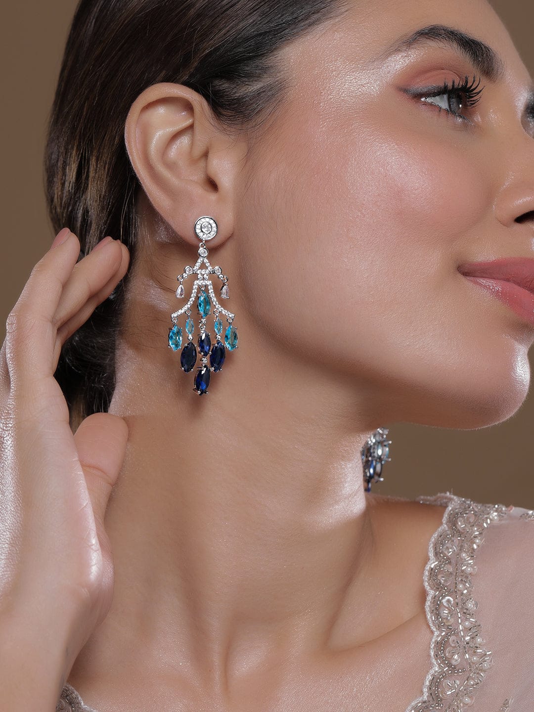 Earrings that Echo the Sea Silver