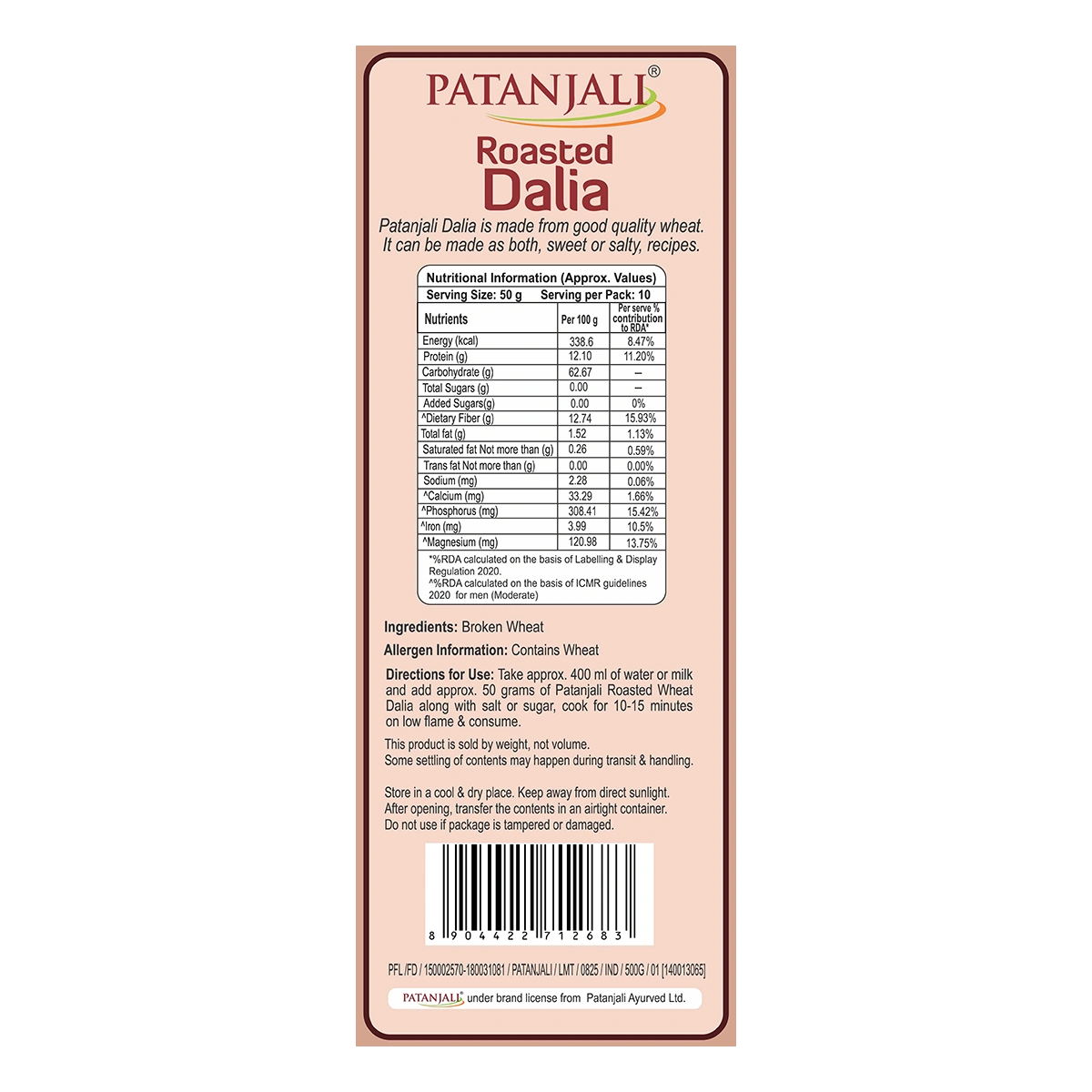 Roasted Dalia