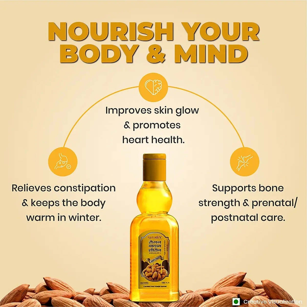 Patanjali Roghan Badam Shirin (150 Ml)