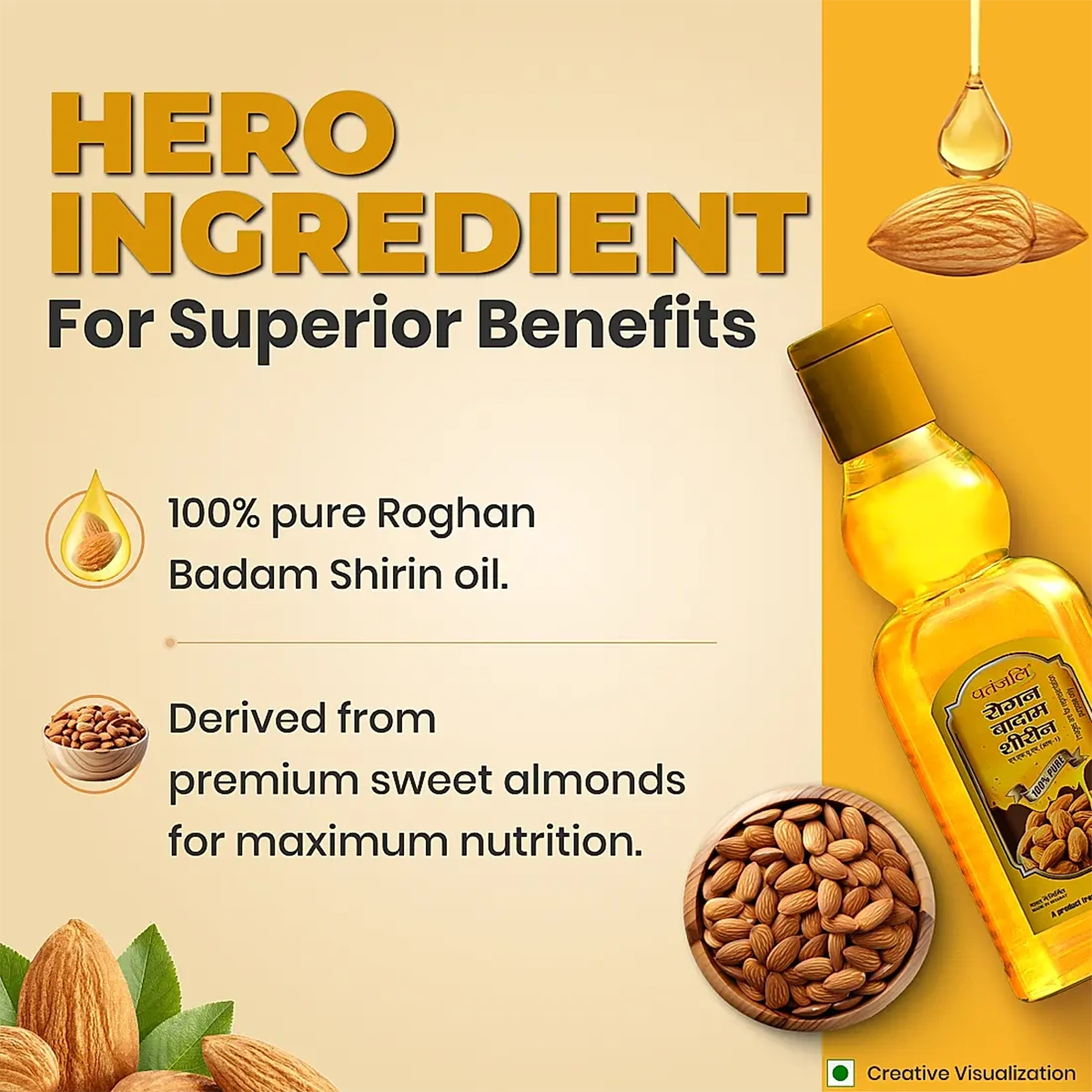 Patanjali Roghan Badam Shirin (150 Ml)