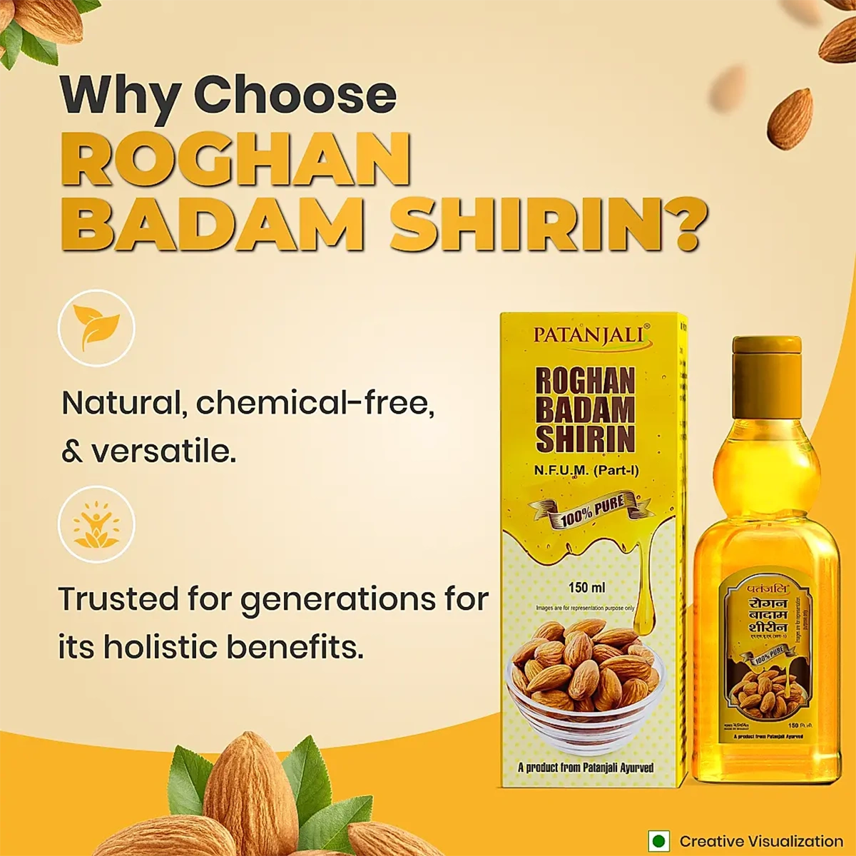 Patanjali Roghan Badam Shirin (150 Ml)