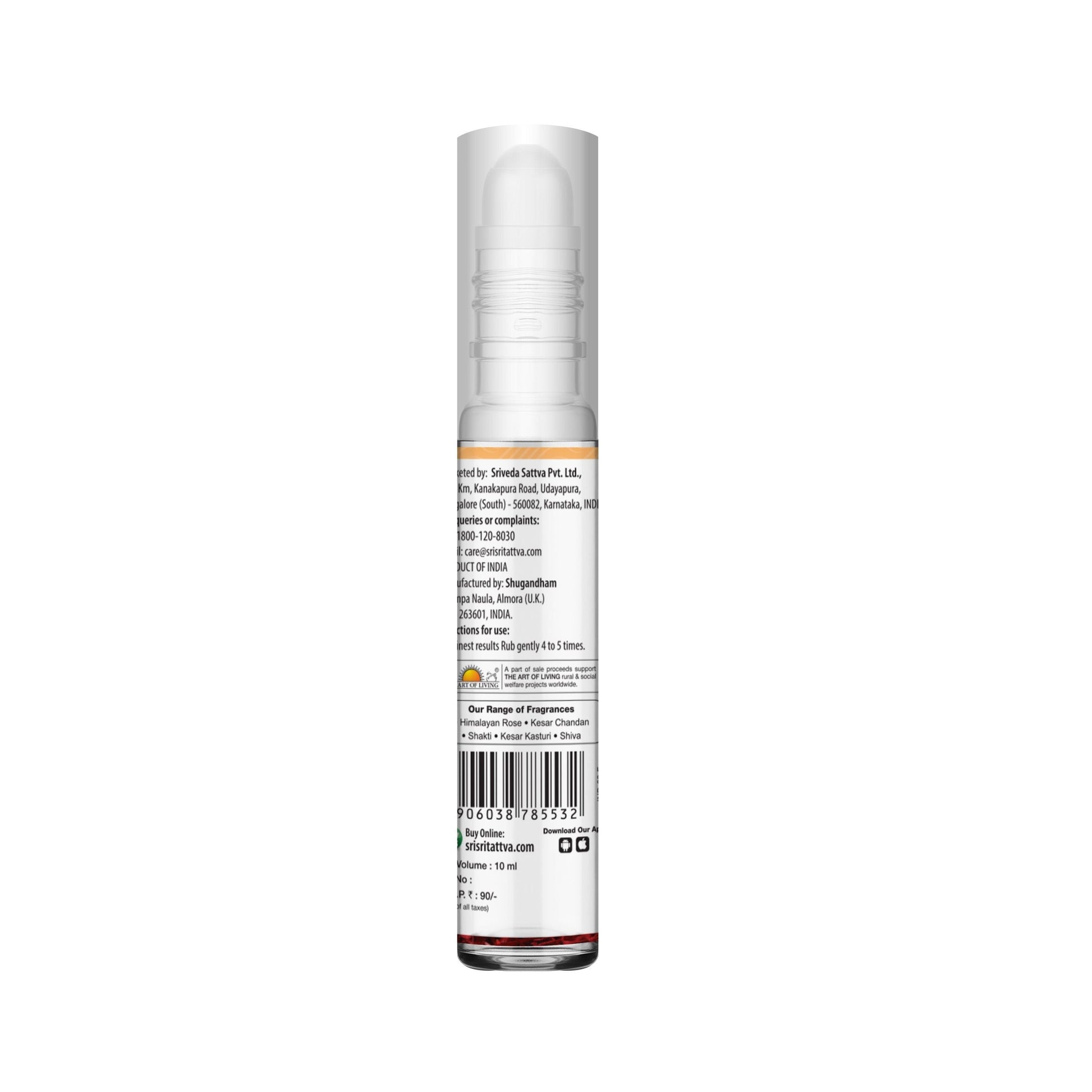 Roll On Perfume - Kesar Chandan, 10 ml 10ml