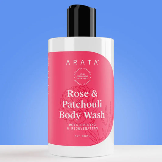 【Arata】 Rose & Patchouli Body Wash 300 ML｜ローズ＆パチョリ ボディウォッシュ｜300 ML