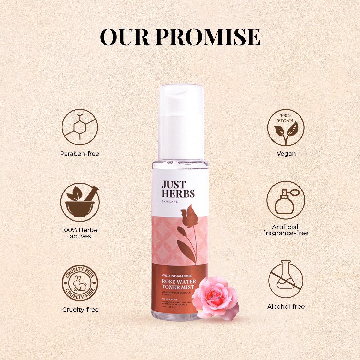 Rose Water Toner Mist 100ml