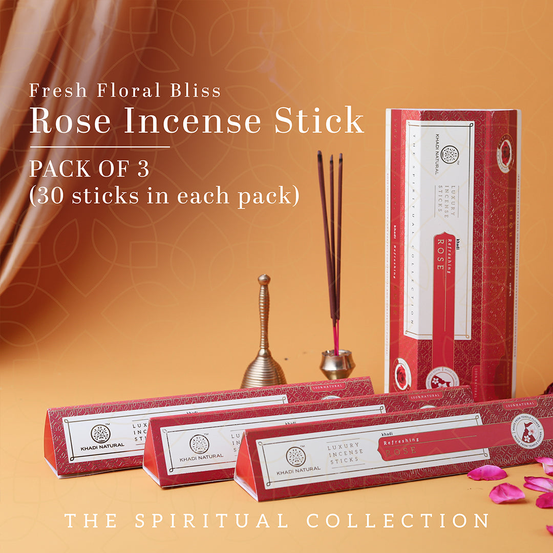 Incense Sticks Rose Combo (Pack of 3)