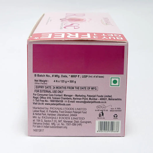 Patanjali Rose Body Cleanser 125g B3G1 Free