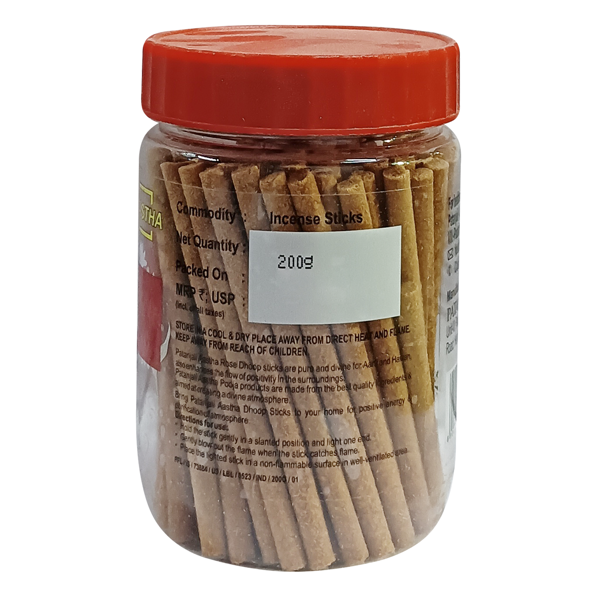 Aastha Rose Dry Dhoop Stick
