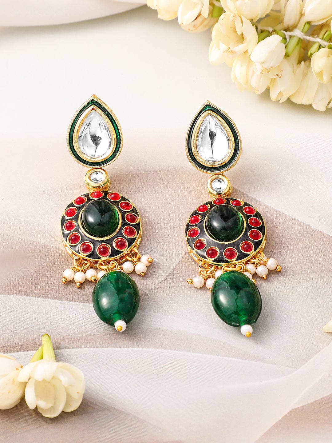 Royal Bloom Kundan Choker Set フリーサイズ