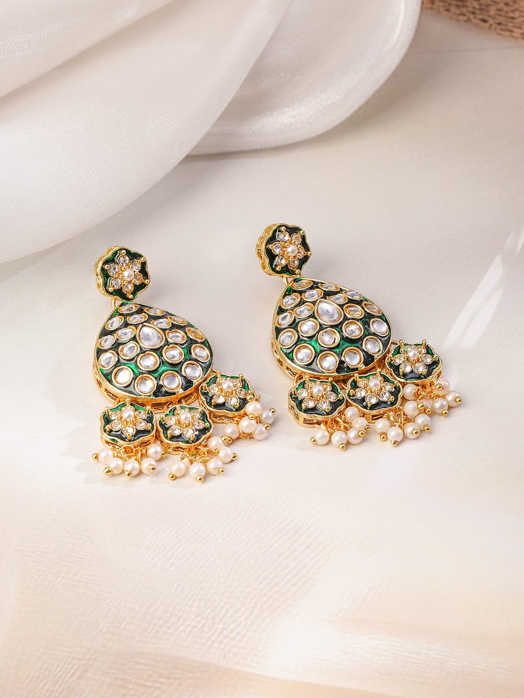 Royal Sketch of Kundan Necklace Set Gold