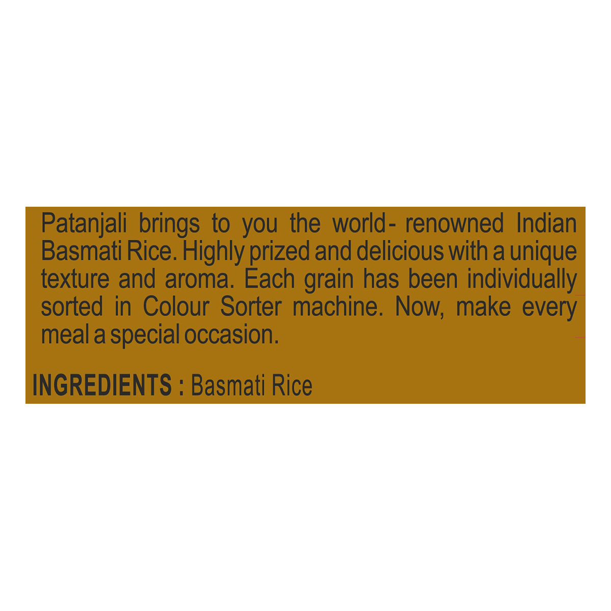 Patanjali Rozana Basmati Rice