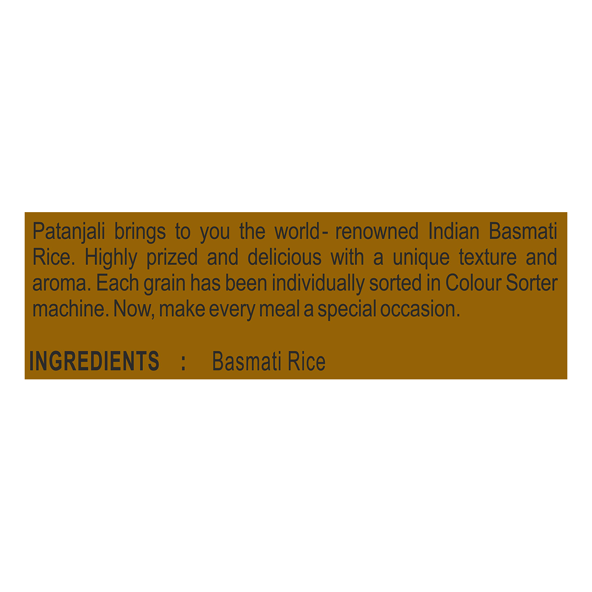 Patanjali Rozana Basmati Rice 5000g