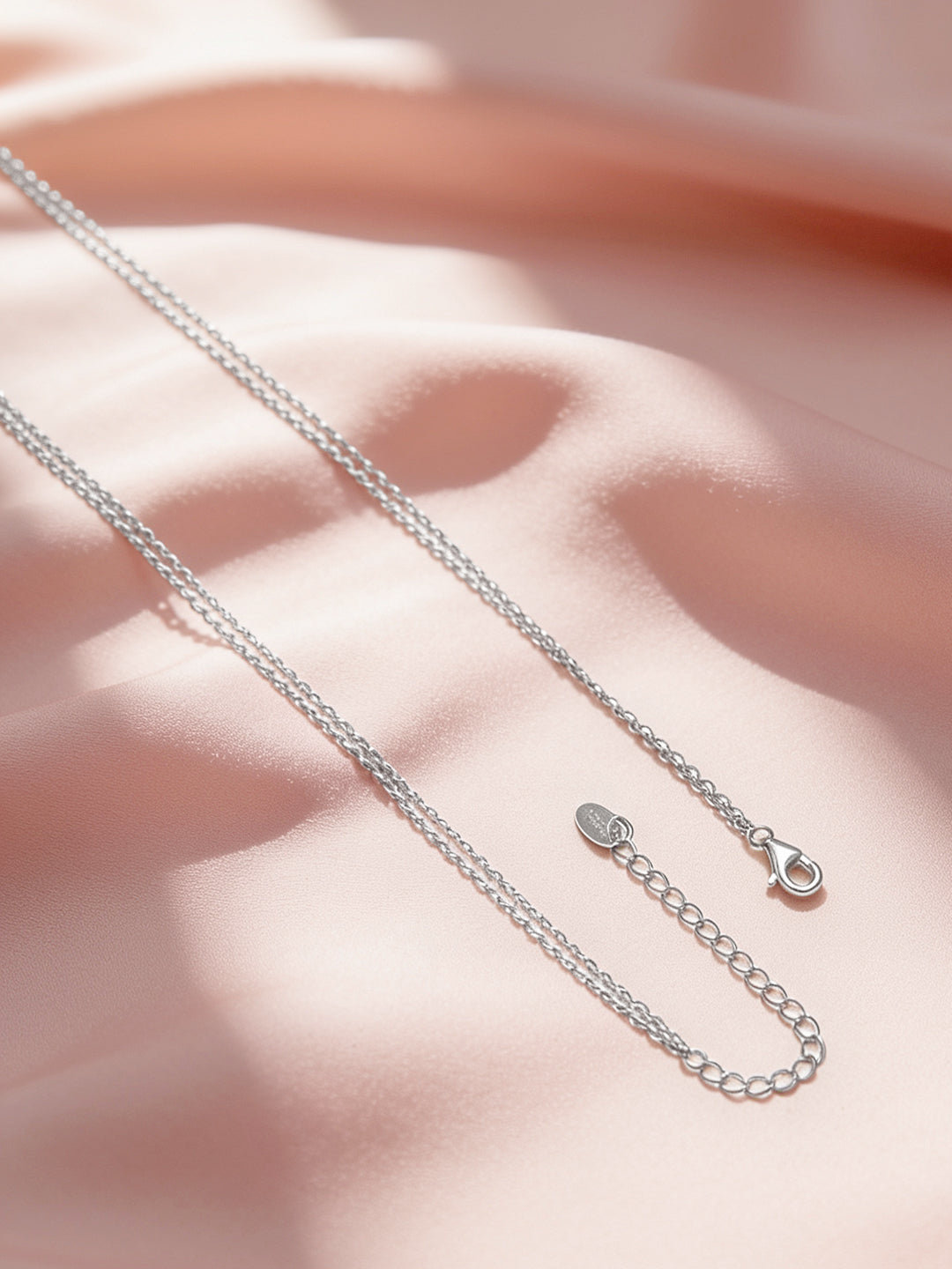 925 Fine Silver Rhodium Plated Cubic Tear Drop Layered Necklace フリーサイズ