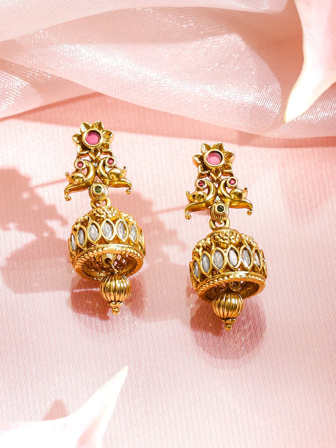 Radiant Diva Pink & Green Necklace Set フリーサイズ