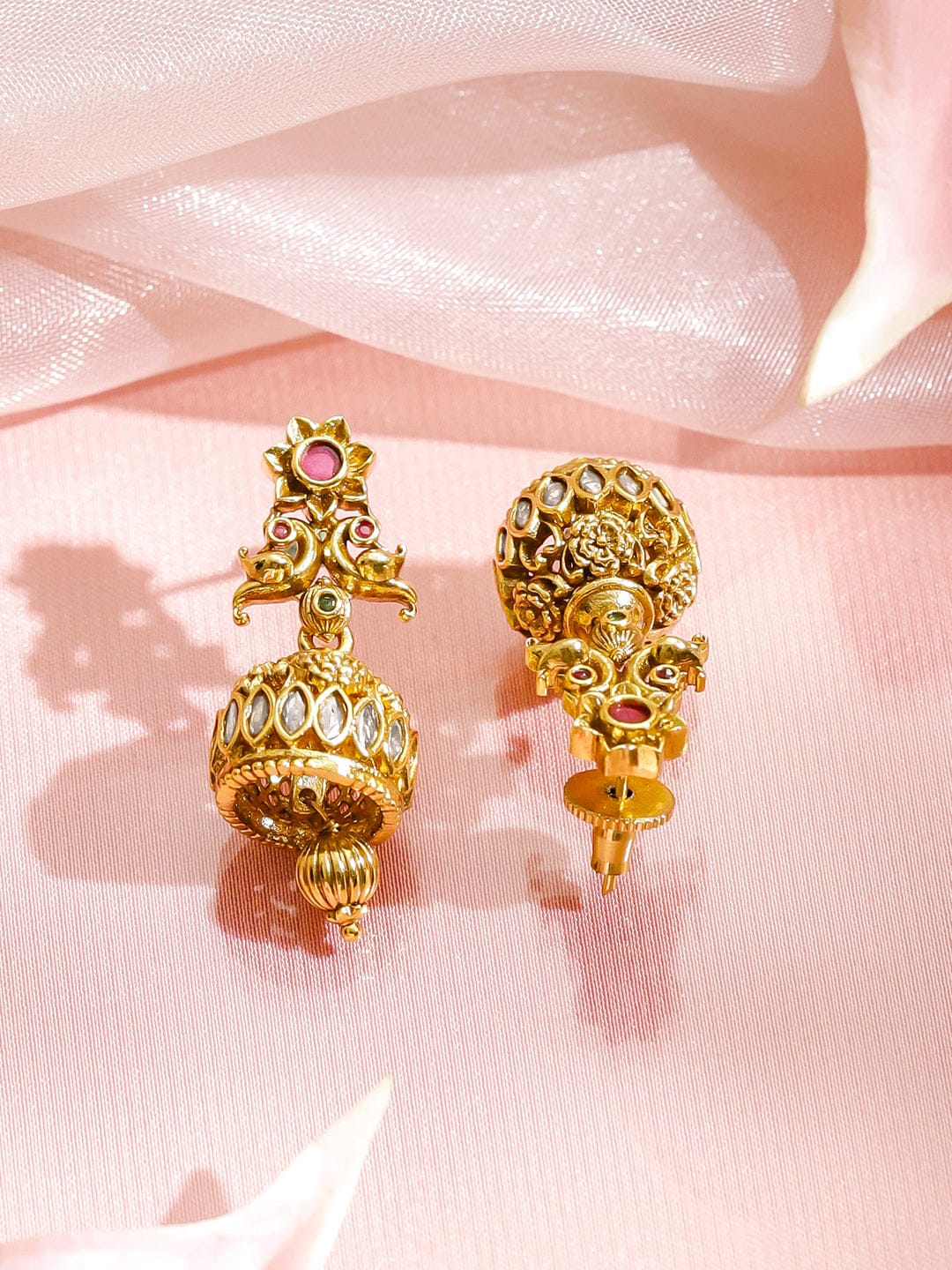 Radiant Diva Pink & Green Necklace Set フリーサイズ