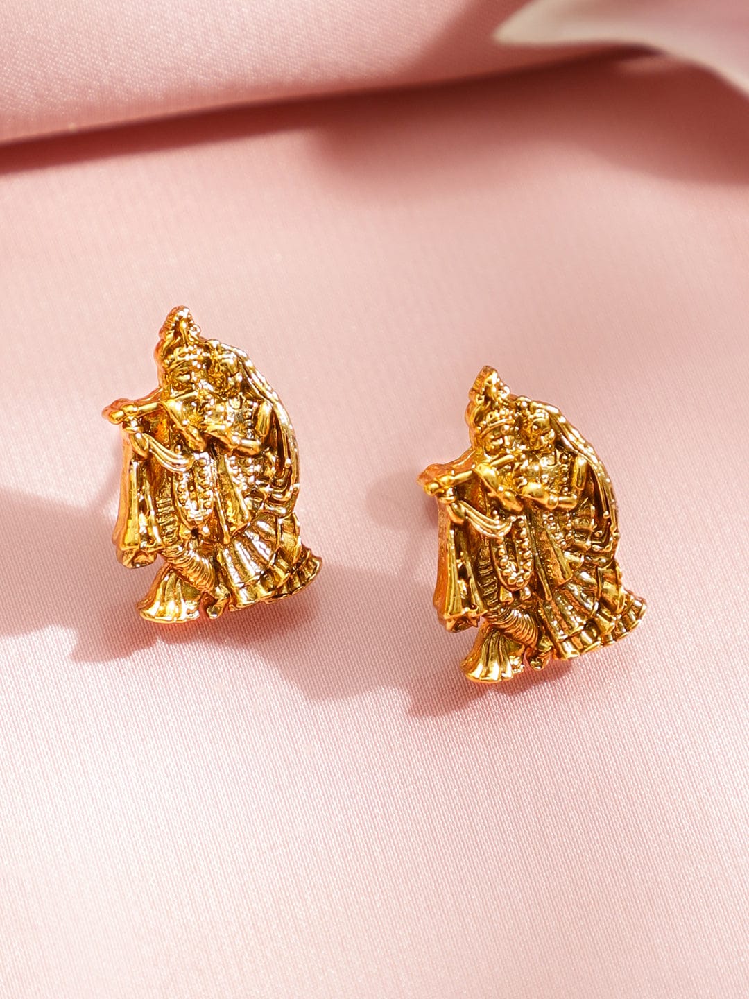 Lord Radha Krishna Divine Pendant Set フリーサイズ