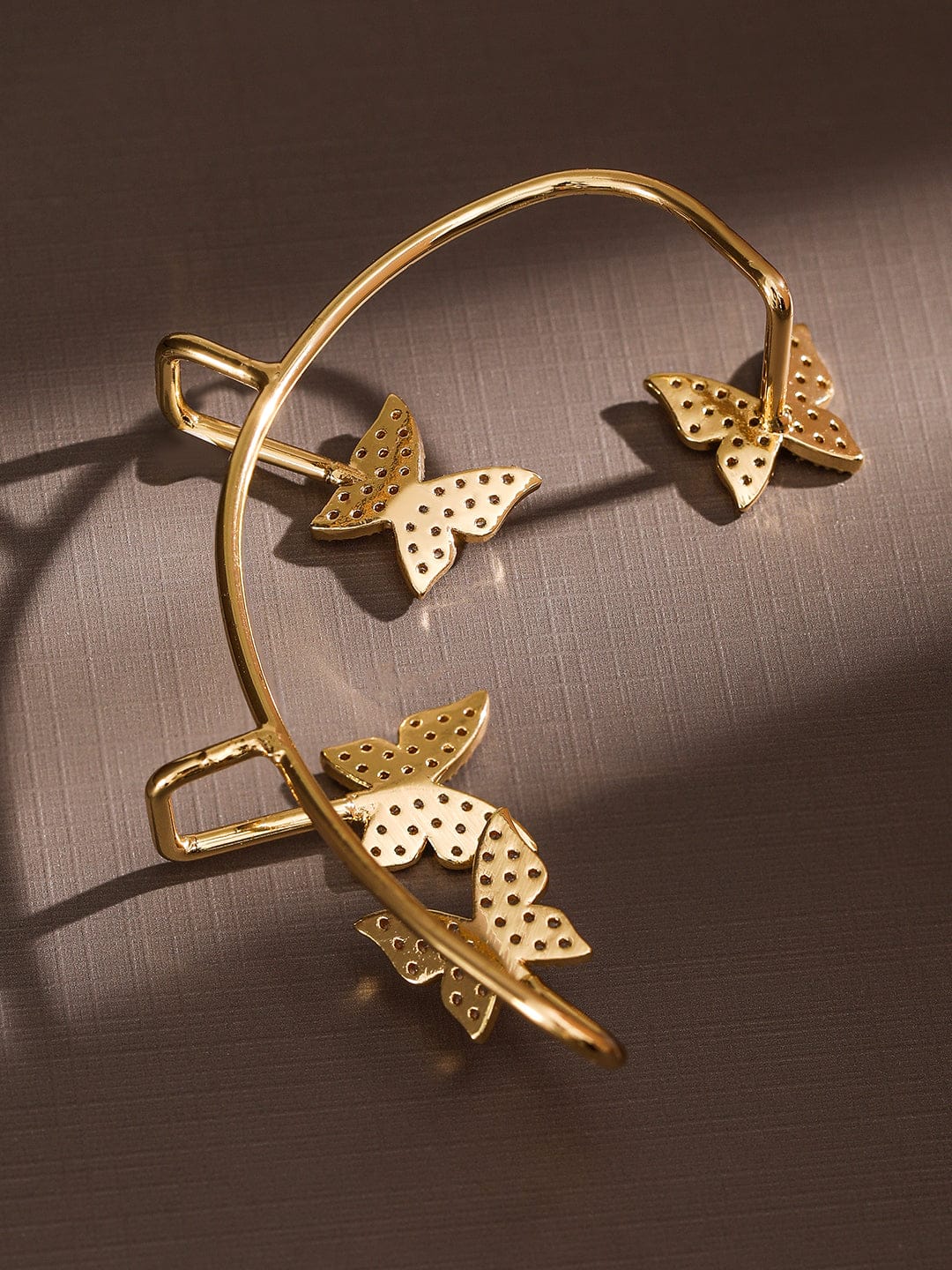 Glamour Glow Butterfly Ear Cuff Gold