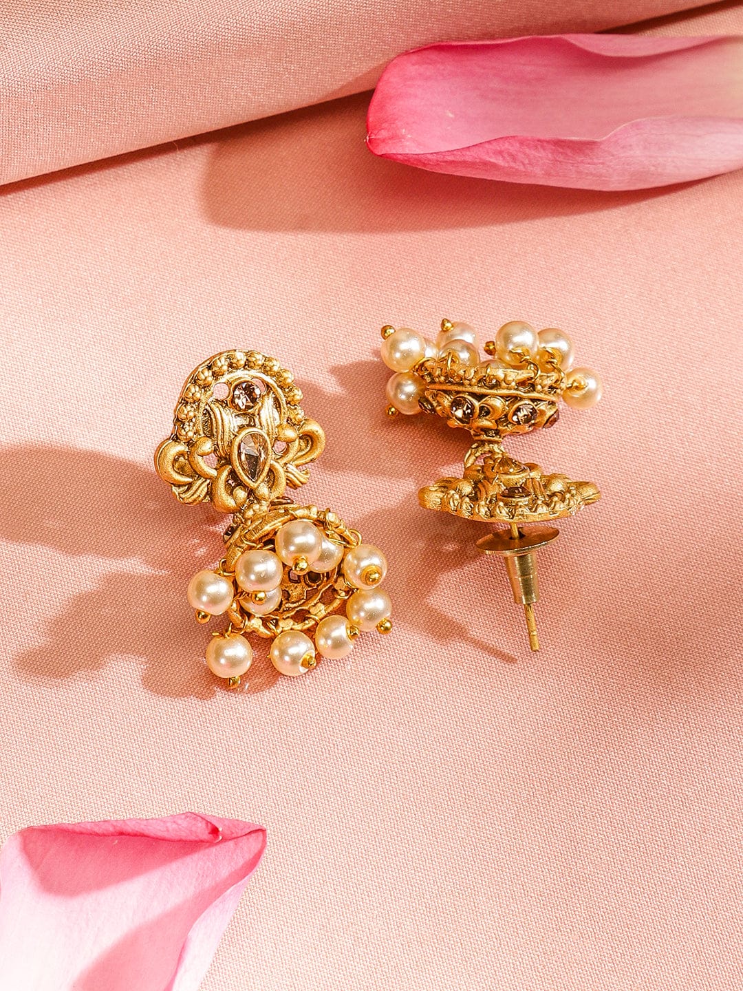 Enchanting Gold Plated Pendant Set Gold