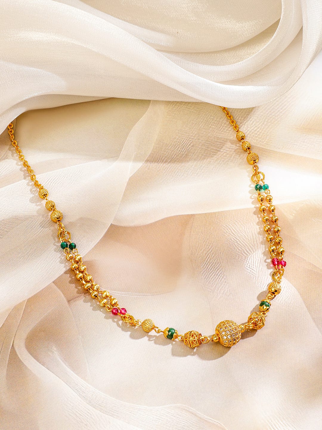 Stunning Gold Plated Necklace Chain Gold