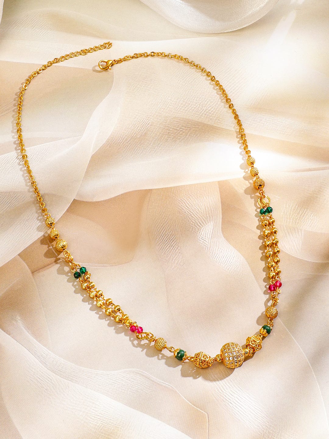 Stunning Gold Plated Necklace Chain Gold