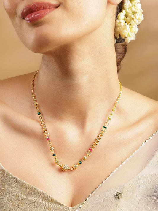 Stunning Gold Plated Necklace Chain Gold