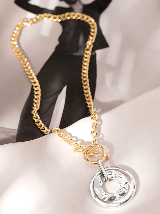 Rings on Play Statement Necklace フリーサイズ