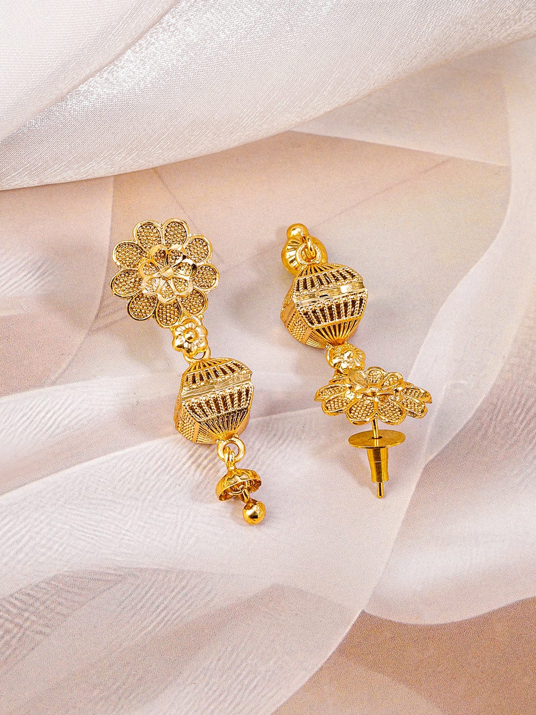 Beaded Golden Necklace Set フリーサイズ