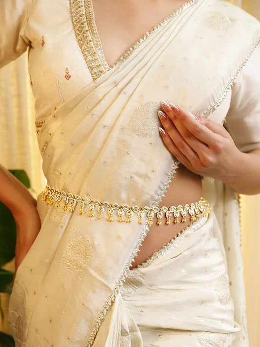 Royal Heritage Kundan Kamarbandh Gold