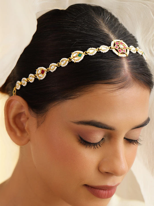 Whispers of Royal Bloom Sheeshphool Multicolor