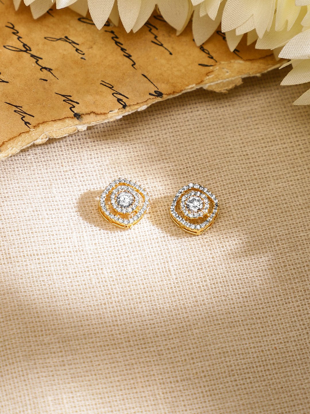 American Diamond Zirconia Necklace Set フリーサイズ