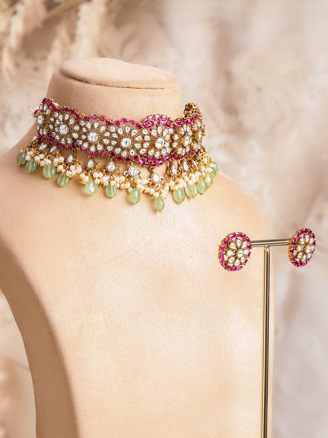 Rose & Mint Shine Necklace Set フリーサイズ