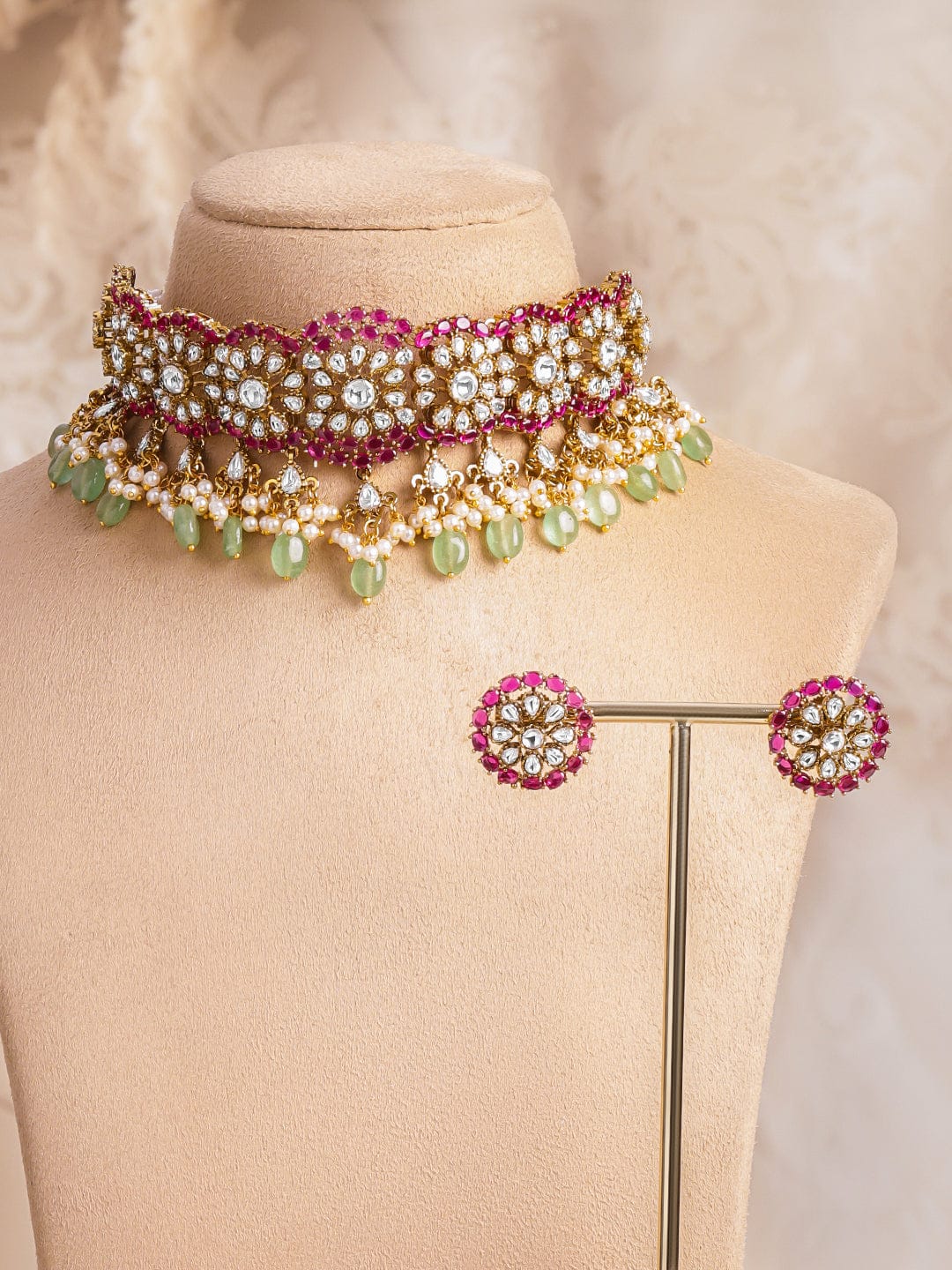 Rose & Mint Shine Necklace Set フリーサイズ