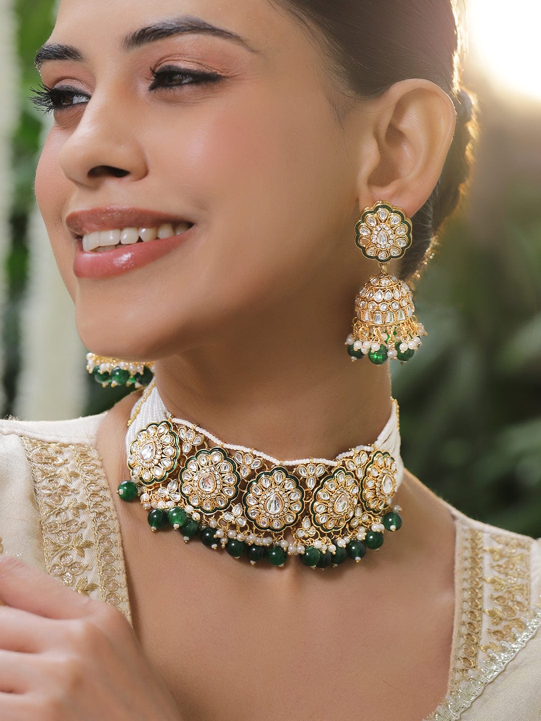 Emerald Horizon Necklace Set フリーサイズ