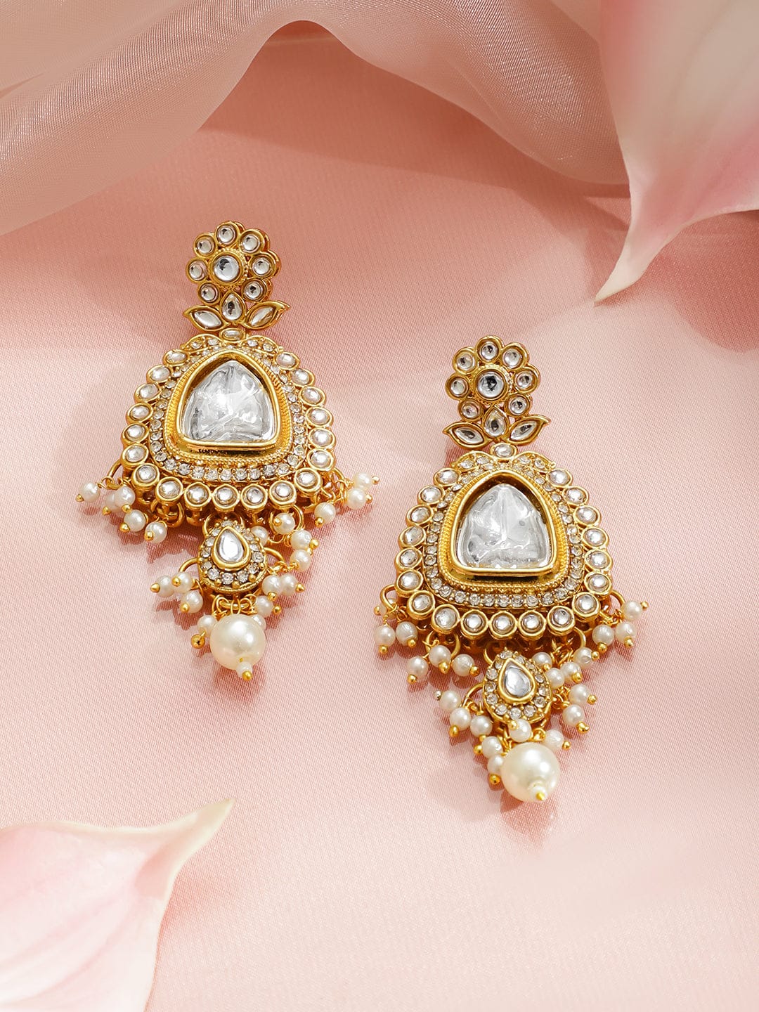 Golden Glow Edit Kundan Necklace Set フリーサイズ