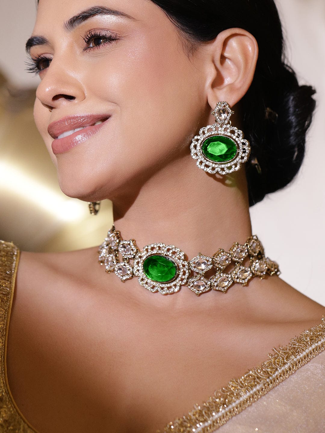 Nature’s Muse The Green Radiance Necklace フリーサイズ
