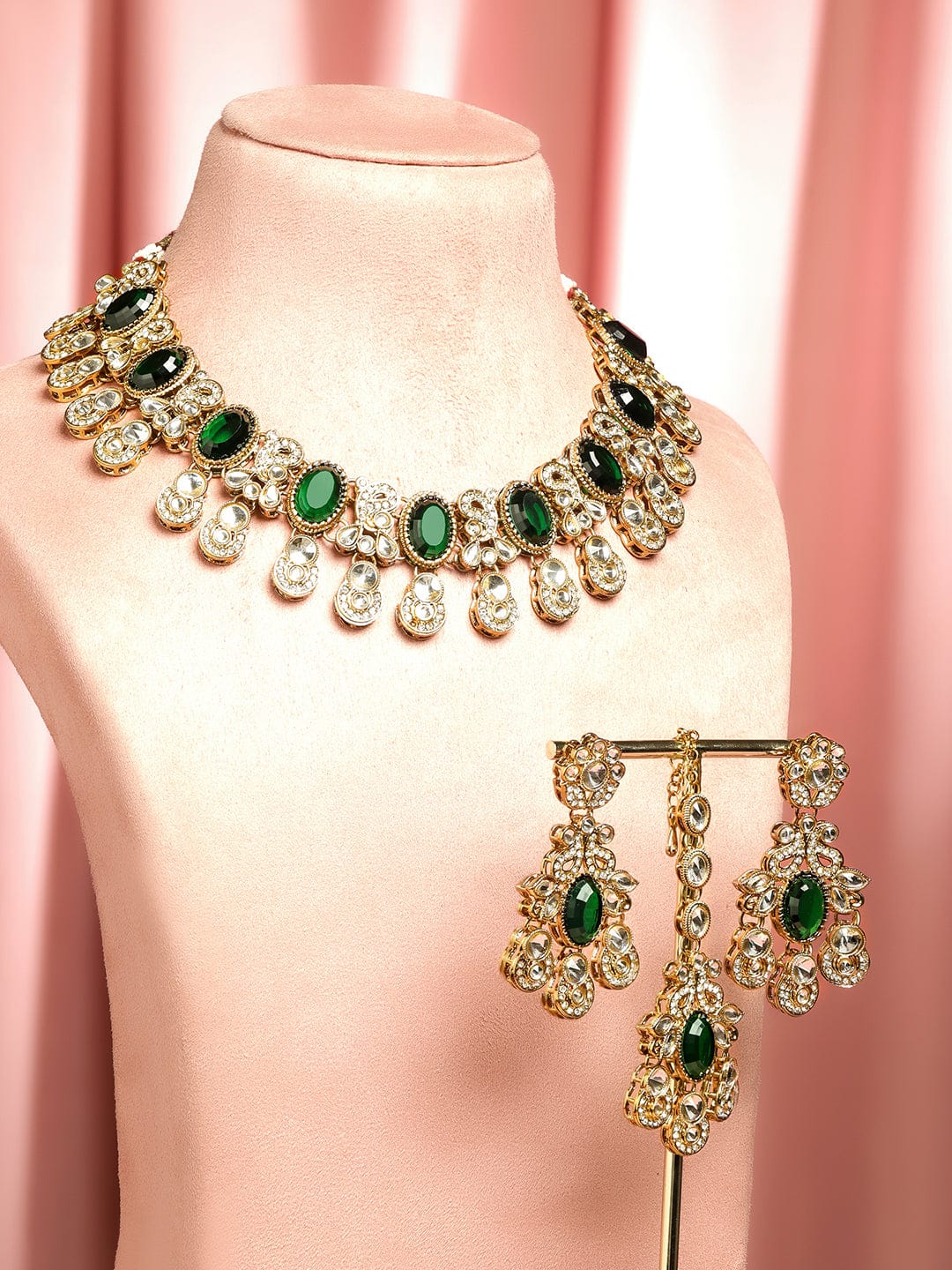 Emerald Tales of Grace Necklace Set フリーサイズ