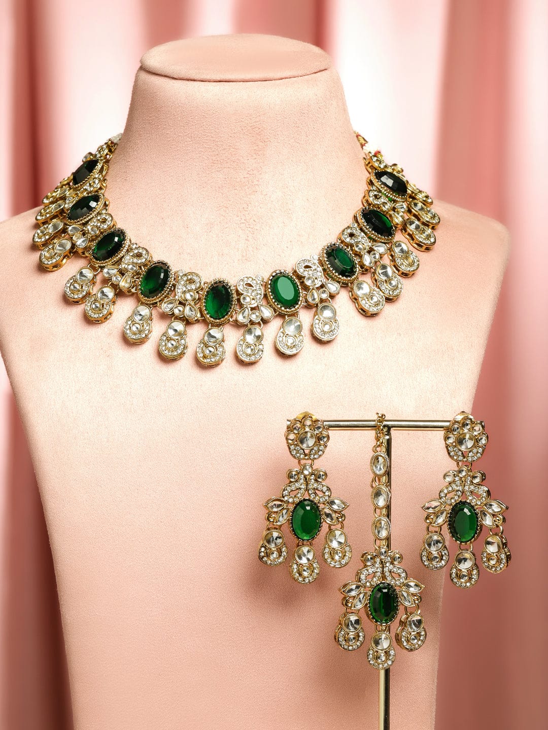 Emerald Tales of Grace Necklace Set フリーサイズ