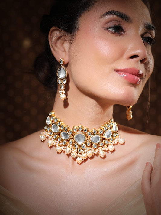 Royal Polki Kundan Jewellery Set フリーサイズ