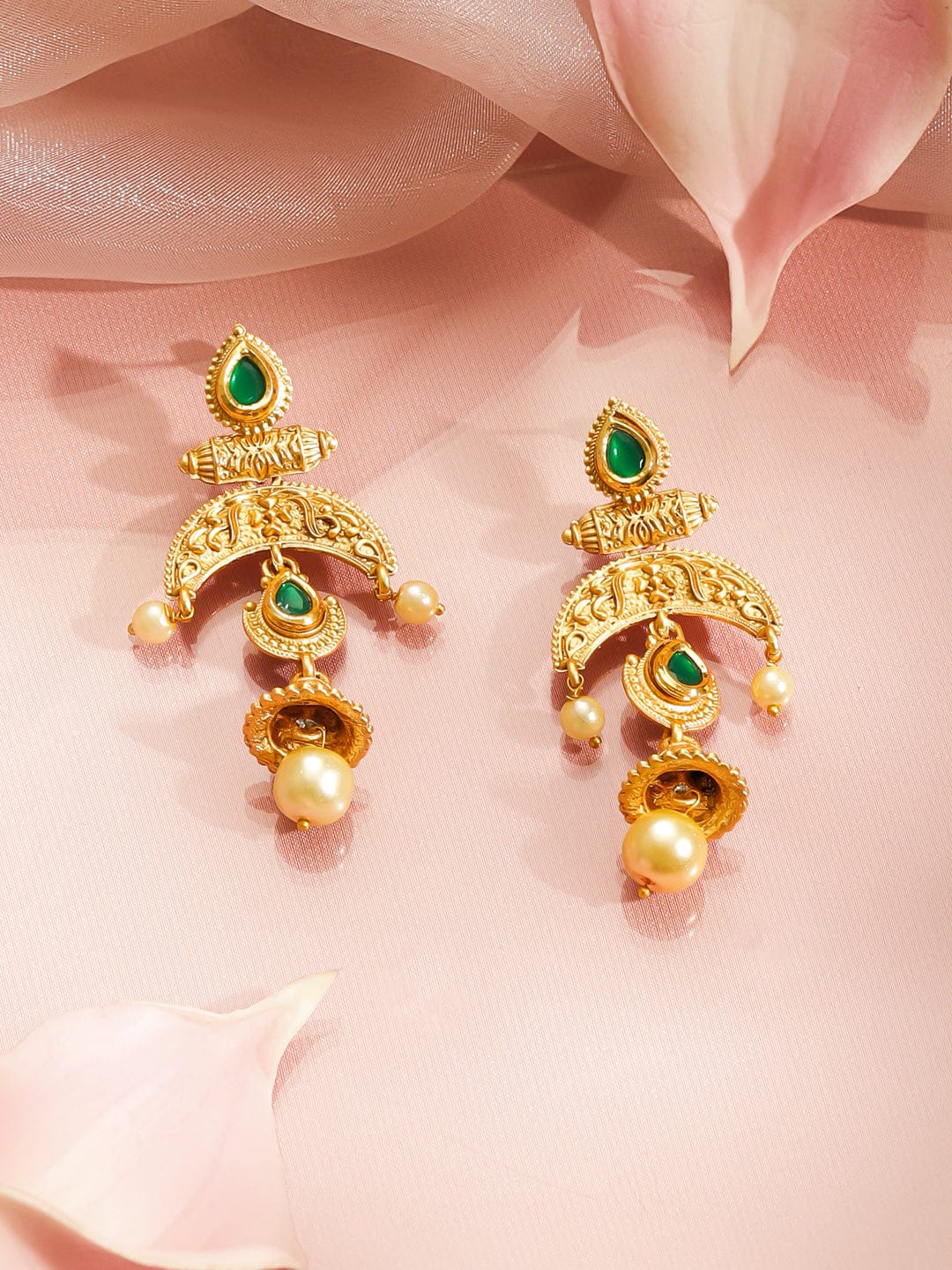 Vintage Emerald Opulence Necklace Set フリーサイズ