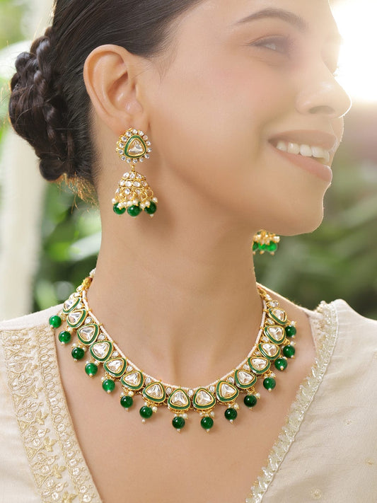 Chic Heritage Green Necklace Set フリーサイズ