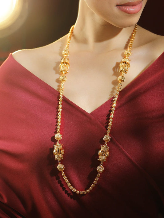 Elegant Gold Plated Necklace フリーサイズ