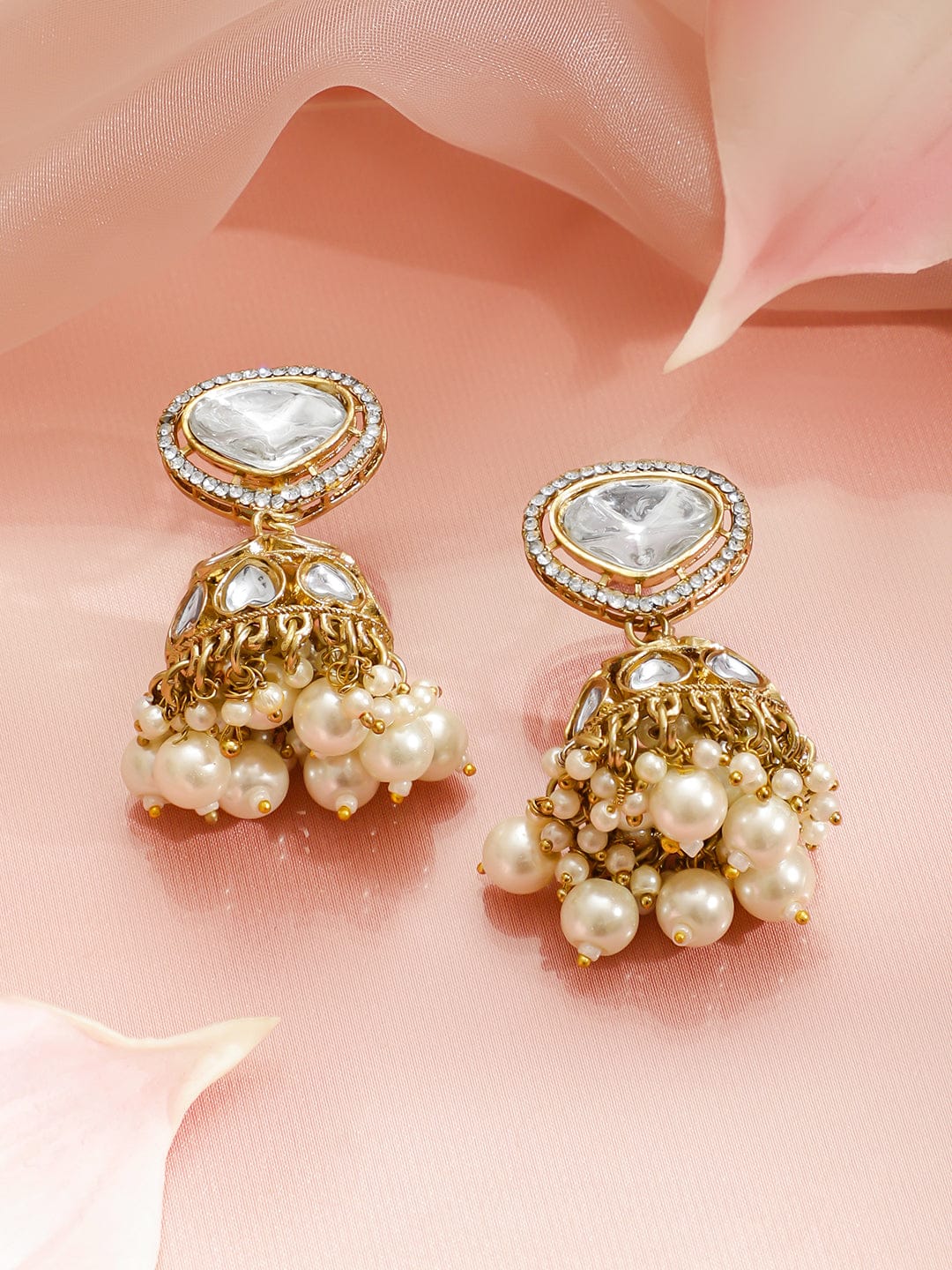 Kundan Polki Majesty Necklace Set フリーサイズ