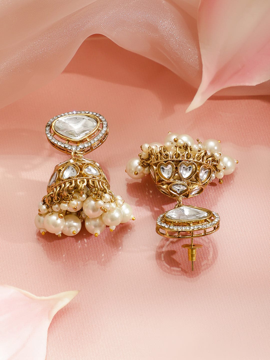 Kundan Polki Majesty Necklace Set フリーサイズ