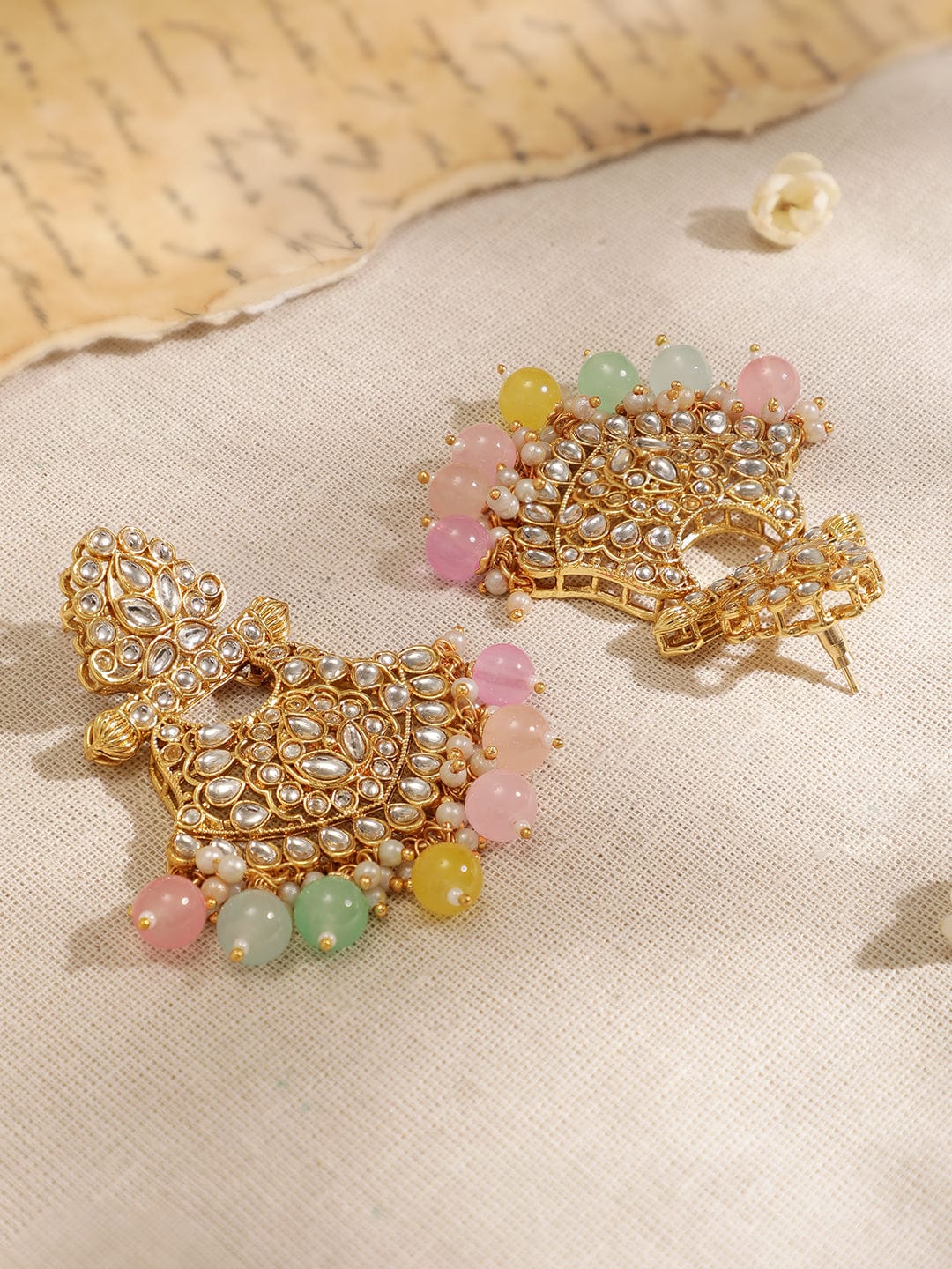 Blossom Aura Multicolour Necklace Set Multicolor
