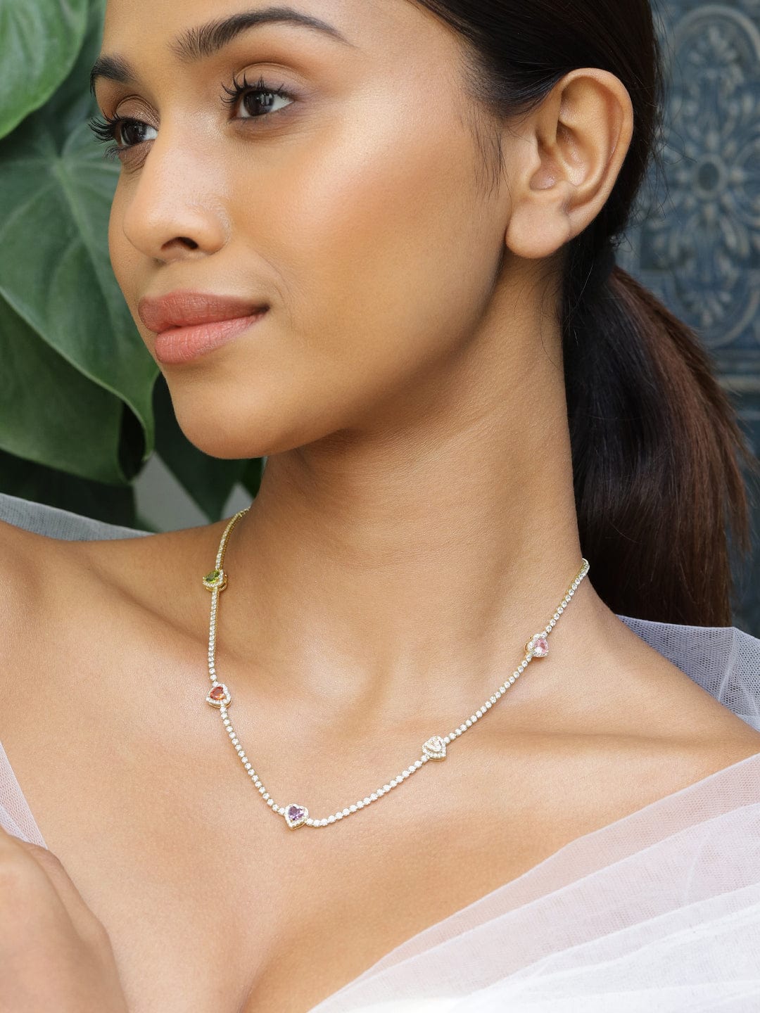 Beloved Hearts Adorn Necklace フリーサイズ