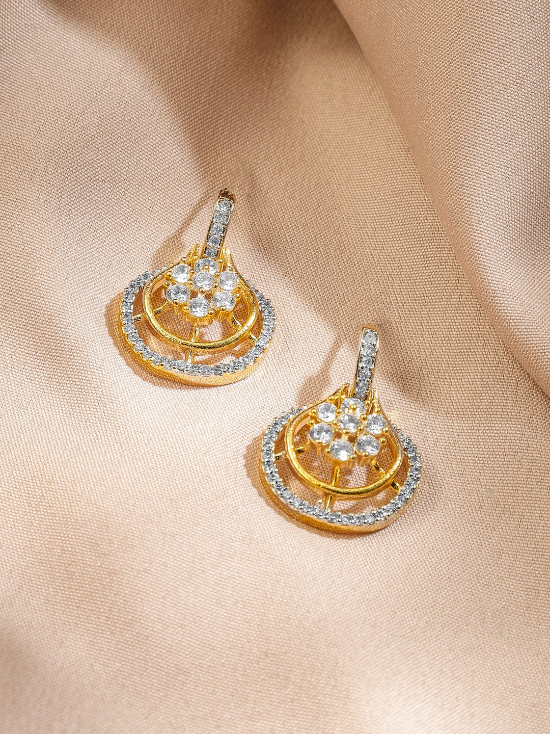 American Diamond Zirconia Necklace Set Design 1
