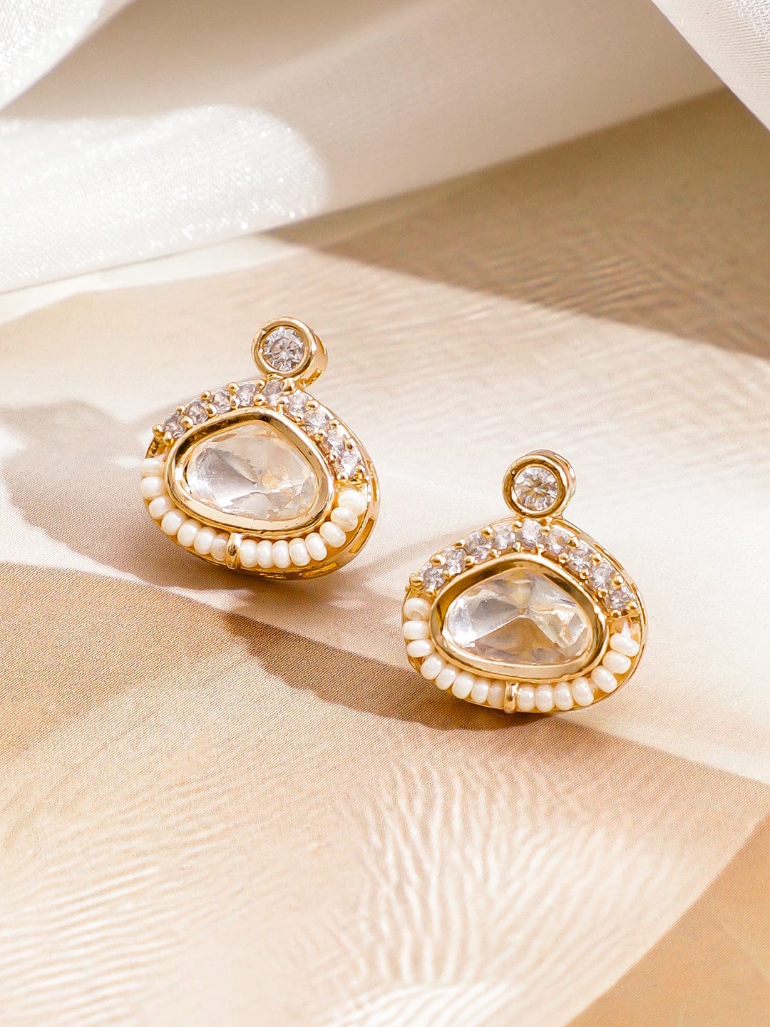 Shimmer of Stillness Kundan Pendant Set フリーサイズ