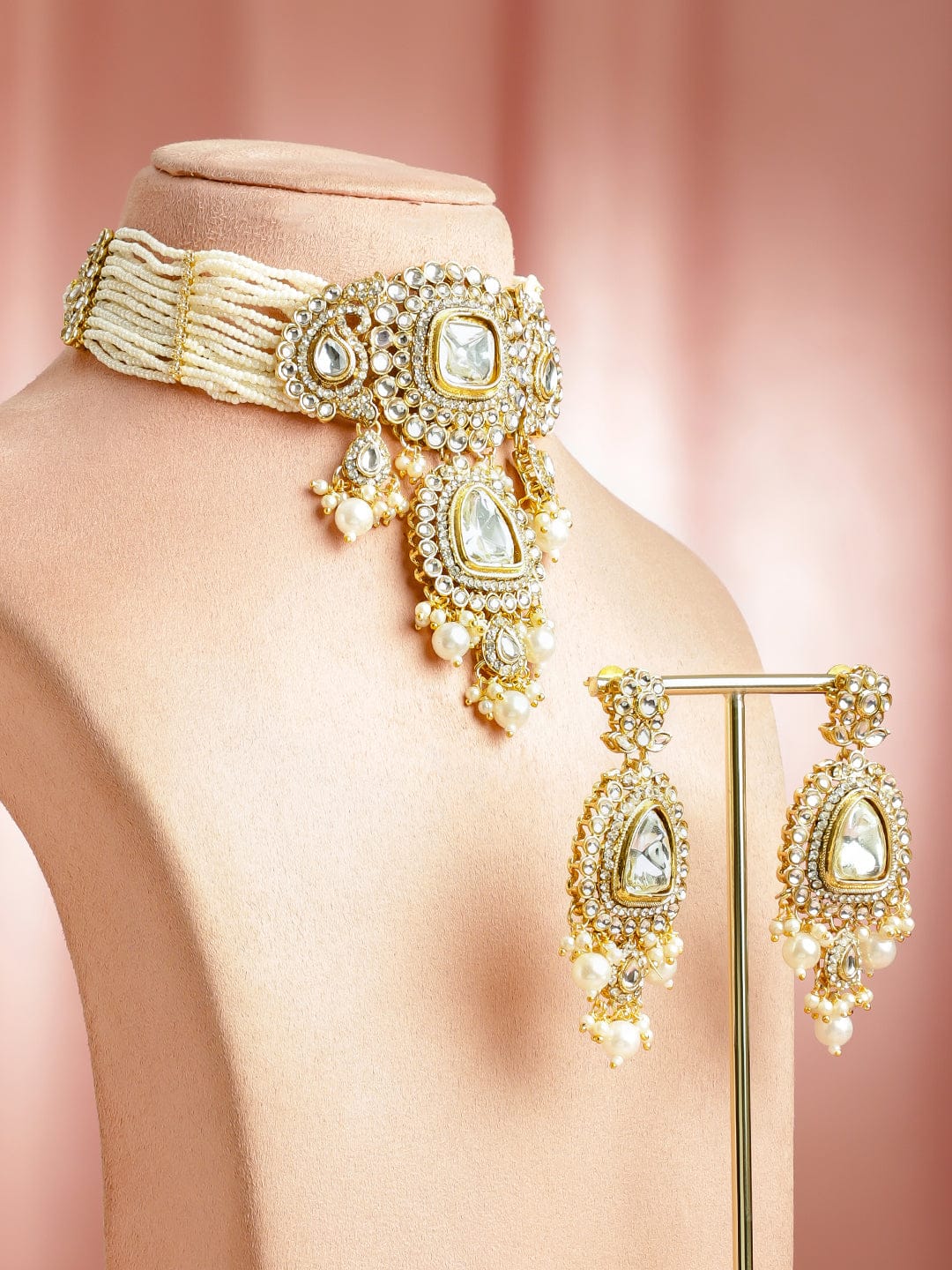 Heritage Bloom Ivory Choker Set フリーサイズ