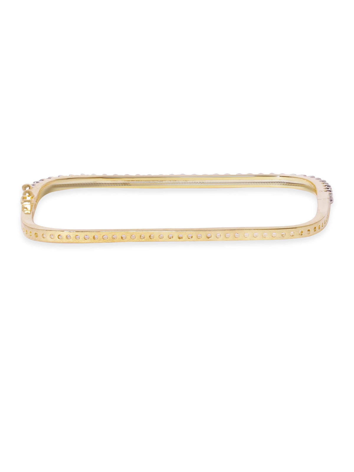 Rubans 22K Gold plated Zirconia studded dainty Classy Bracelet Gold