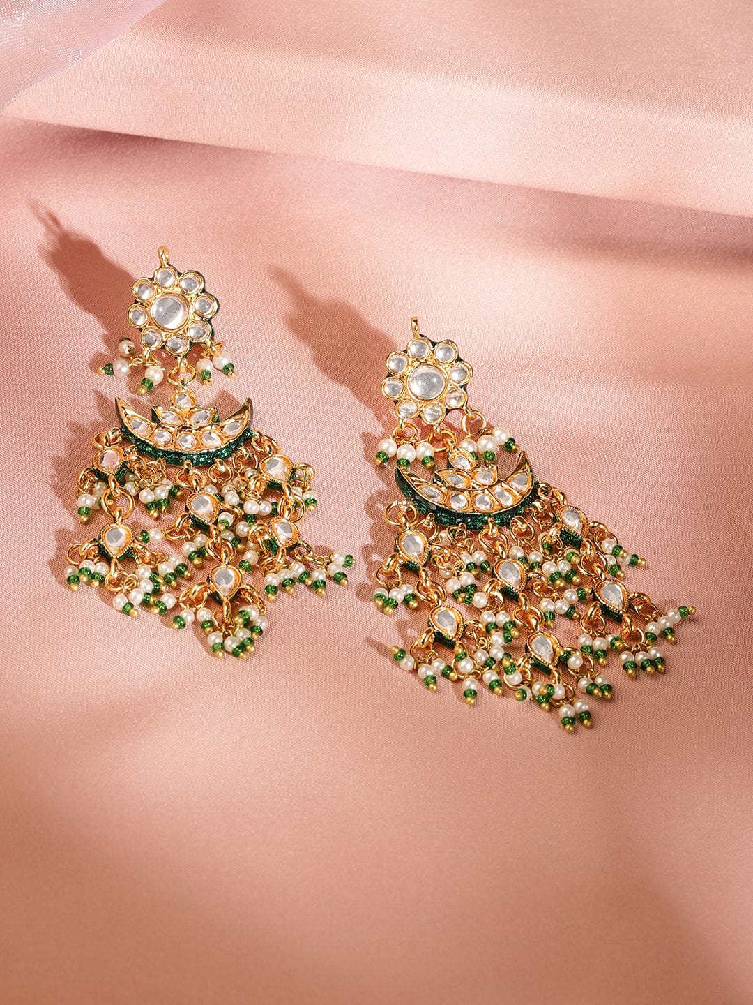 Golden Garden Luxe Necklace Set Green