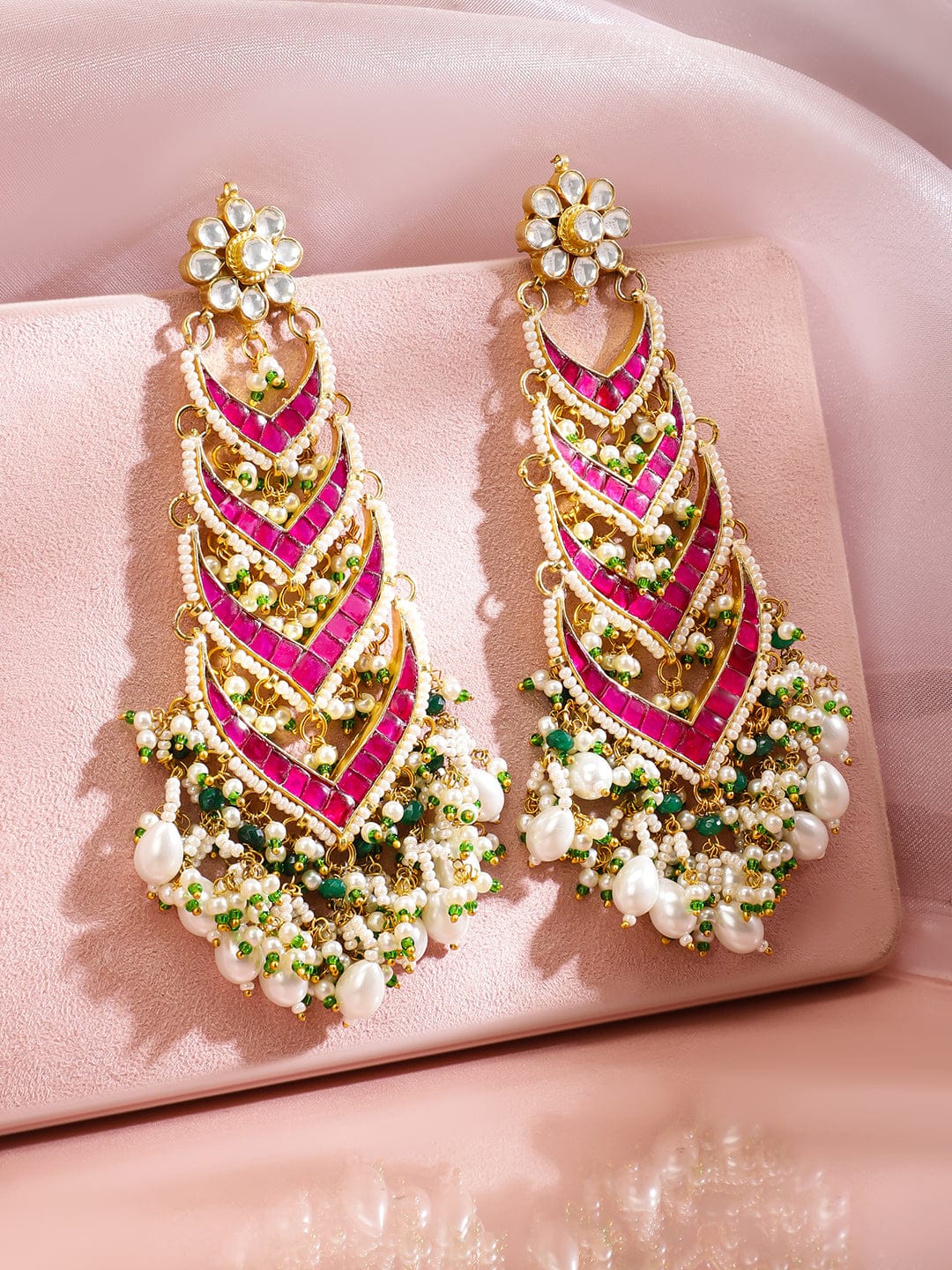 Queen’s Dream Beaded Earrings Multicolor